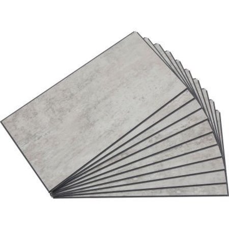 ACOUSTIC CEILING PRODUCTS Palisade 23.2"L x 11.1"W Vinyl Wall Tile, Wind Gust, 10 Pack 53506